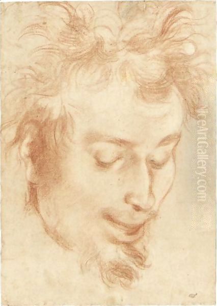 Head Of A Satyr, Looking Down - view 1