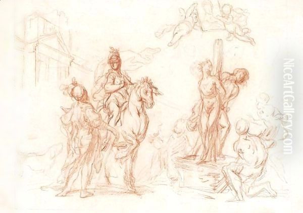 Clorinda Interceding To Save Olindo And Sofronia From The Stake - view 1