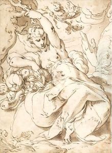 The Element Of Earth by Abraham Bloemaert