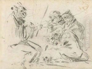 A Scene Of Diablerie by Andries Both