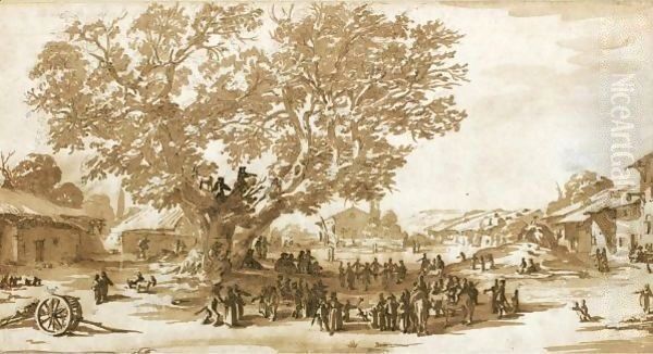 The Fair At Gondreville, Or Mayday Celebrations At Xeuilley - view 1