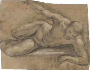 Reclining Nude, Turned To The Right by Central Italian School