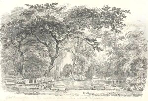 View In The Garden Of Prince Doria, At Pegli Near Genoa by Jean-Honore Fragonard