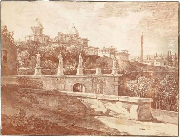 View Of The Esquiline Hill And The Basilica Of Sta. Maria Maggiore In Rome - view 1