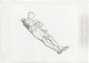 Study Of A Dead Soldier by Thomas Couture