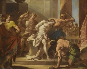 The Flagellation Of Christ by Francesco Solimena
