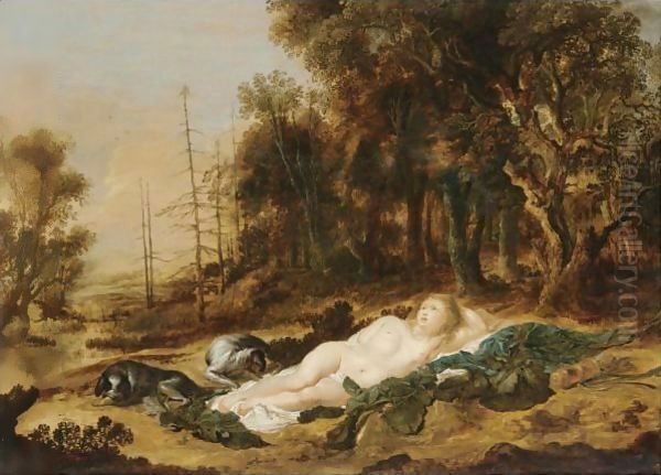 Diana Resting After The Hunt - view 1