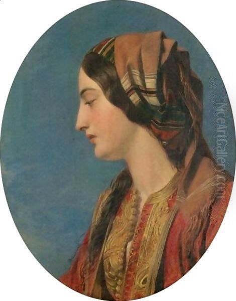 Head Of An Eastern Beauty - view 1