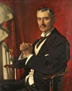 Portrait Of Neville Chamberlain