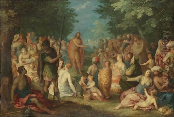 The Preaching Of St John The Baptist - view 1