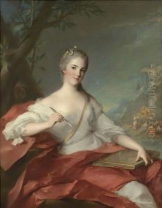 Portrait Of Marie-Genevieve Boudrey, Represented As A Muse