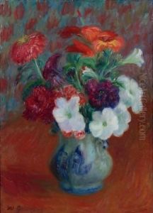 Floral Still Life by William Glackens