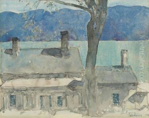 Old House, Newburgh, New York by Childe Hassam