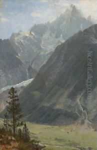 Mountain Landscape 2 by Albert Bierstadt