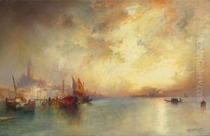 View Of Venice 3 by Thomas Moran