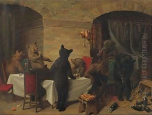 Bear Carousal by William Holbrook Beard