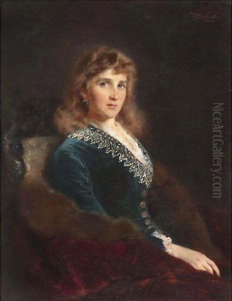 Portrait Of A Lady Said To Be The Artist's Wife - view 1