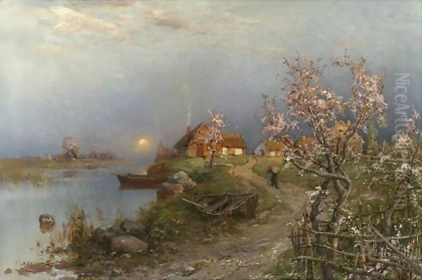 Dusk On The River Aa - view 1