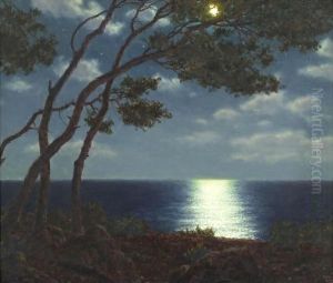 Moonlight On The Water by Ivan Fedorovich Choultse