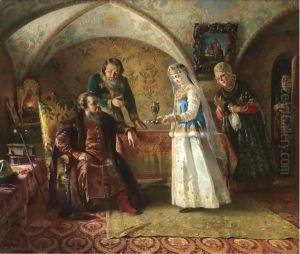 From The Everyday Life Of The Russian Boyar In The Late XVII Century by Konstantin Egorovich Egorovich Makovsky