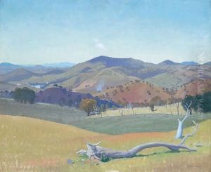 Landscape Near Yass by Elioth Gruner