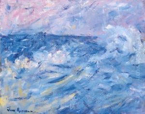 Stormy Sky And Sea, Belle-Ile, Off Brittany by John Peter Russell