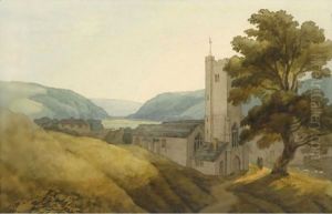 From The Churchyard At Dulverton, Somerset by John White Abbott