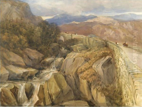 Bridge Over The Llugwy, Near Capel Curig - view 1