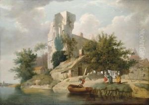 View On The Banks Of The Medway