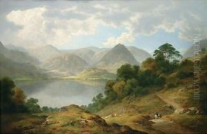 View Of Grasmere, In The Lake District by John Glover
