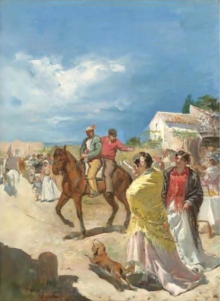 La Romeria (The Procession) - view 1