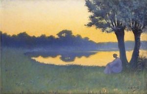 Au Coucher Du Soleil