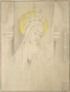 Dessin by Fernand Khnopff