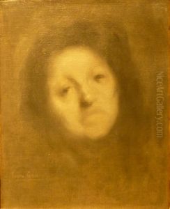 Portrait De Femme by Eugene Carriere
