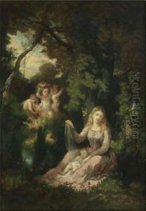 Le Reve by Narcisse-Virgile D Az De La Pena