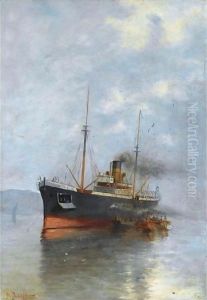 Embarking The Steamship by Vasilios Chatzis