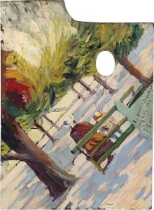 Palette-Jardin Public by Paul Signac