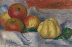 Nature Morte Aux Pommes Et Coings