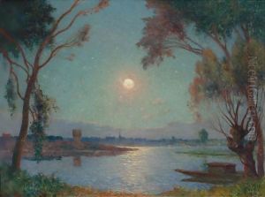 Bord De Loire Au Clair De Lune