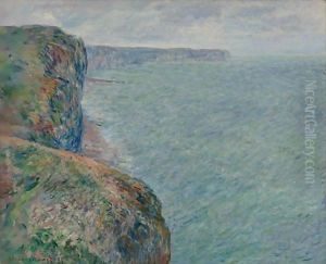 La Mer Vue Des Falaises by Claude Oscar Monet