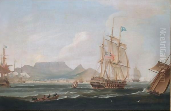 The East Indiaman Lowther Castle, Off Table Bay, Cape Town - view 1
