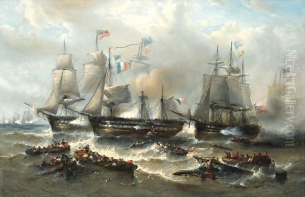 The Battle Of Trafalgar, 21st October 1805 - view 1
