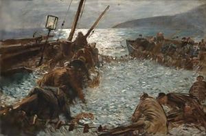 A Study For The Pilchards by Charles Napier Hemy