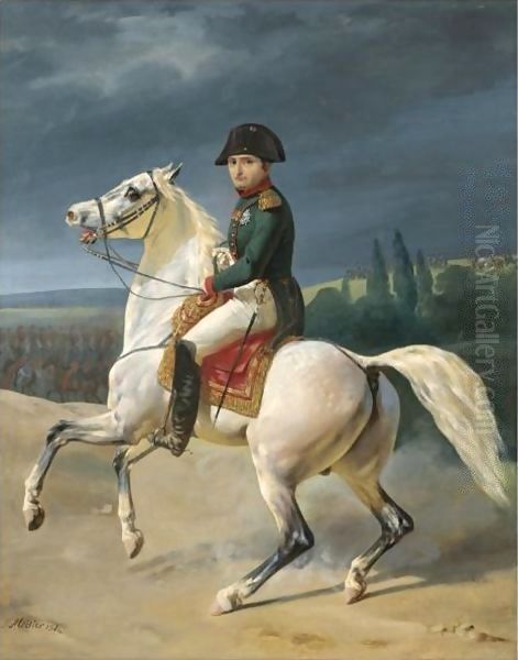 An Equestrian Portrait Of Napoleon Bonaparte - view 1