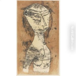 Die Heilige Vom Innern Licht by Paul Klee