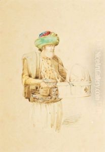 Turkish Characters by Amadeo Preziosi