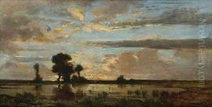 Soleil Couchant by Theodore Rousseau