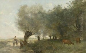 Les Saules A La Pointe De L'Ile