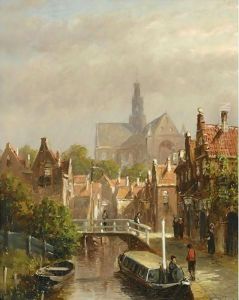 A View Of Haarlem In Summer by Pieter Gerard Vertin
