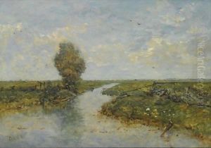A Polder Landscape 3 by Paul Joseph Constantine Gabriel
